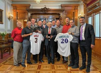 D-Backs Meet with Mexico’s President Lopez Obrador in Mexico City.