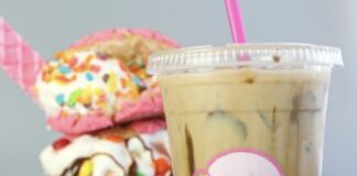 One Concha Ice Cream Sandwich, One Gansito Sundae, A Mazapán Frappe, Two Mangoneadas, Oh and A Abuelita Iced Mocha Please