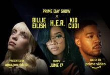 Prime Day Show con Billie Eilish, H.E.R y Kid Cudi